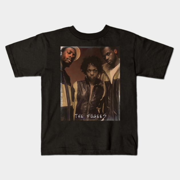 Vintage The Fugees Kids T-Shirt by Ihkwan Art